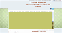 Desktop Screenshot of drgloria.com